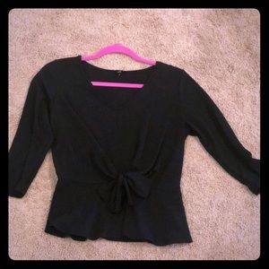 Black 3/4 sleeve top